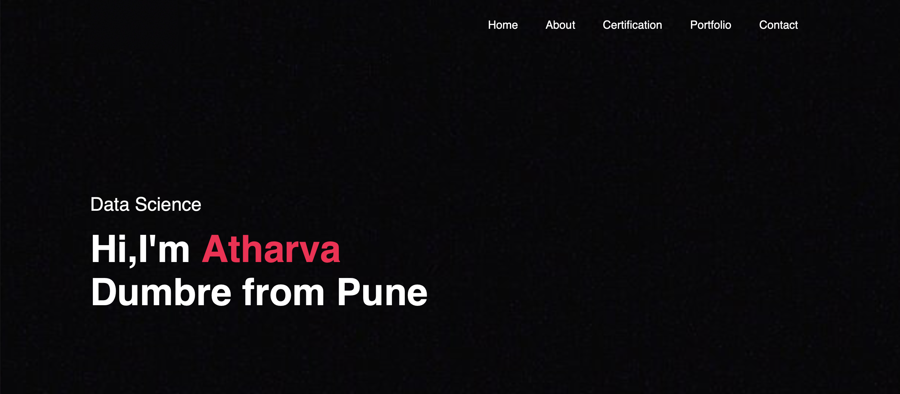 POrtfolio website
